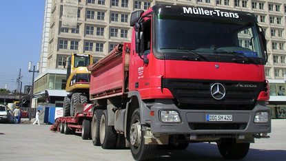 Deutschlandweit im Einsatz. Müller Trans steht für Zuverlässigkeit.